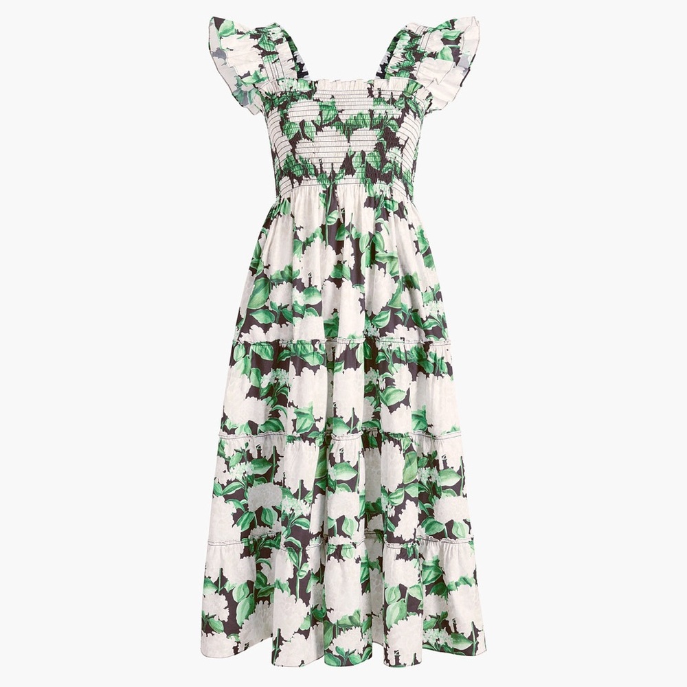 Ellie Nap Dress Night Bloom Cotton - Hill House Home